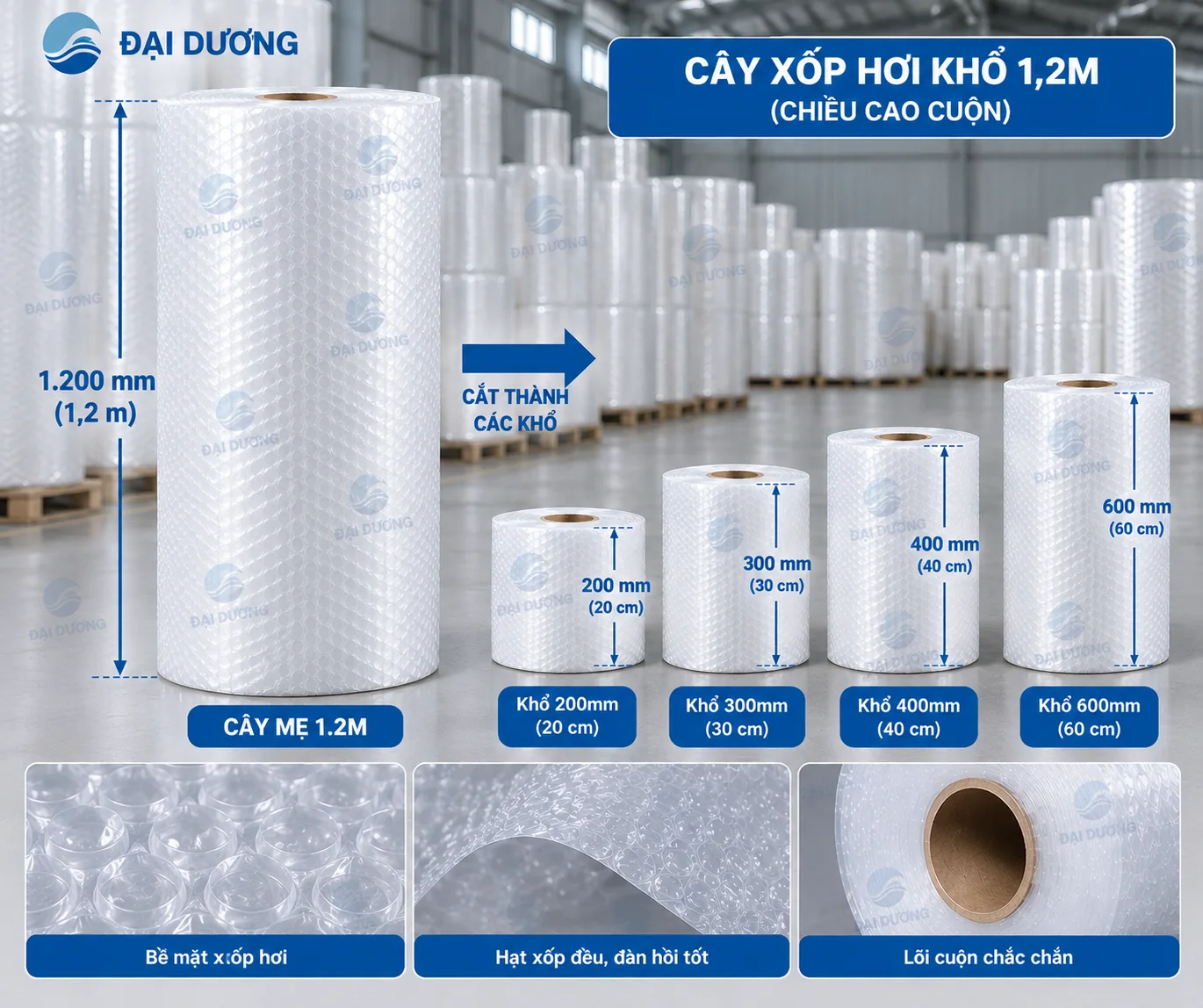 Xốp hơi khổ 1.2m